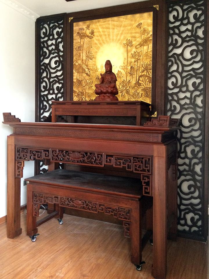 Vị trí đặt tượng Phật bà Quan Âm trong nhà